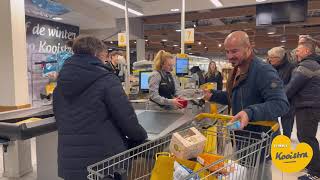 Eén minuut gratis winkelen bij Jumbo Kooistra Sneek [upl. by Anirdua]