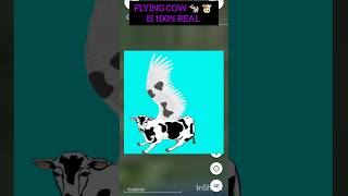 FLYING COW 🐄 🐮IS 100 REAL [upl. by Kelton33]