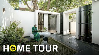 This 2400 sq ft Bangalore Home has Two Courtyards Home Tour [upl. by Rayle]