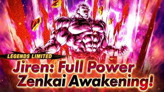 LL FULL POWER JIREN ZENKAI AWAKENING OFFICIAL TRAILER 🔥 IN Dragon Ball Legends [upl. by Adiaroz]