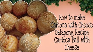 VLOG  104 HOW TO MAKE CARIOCA WITH CHEESE GALAPONG RECIPE GLUTINOUS RICE RECIPECARIOCA RECIPE [upl. by Haran]