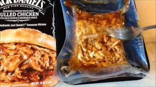 Food Review Jack Daniels Pulled Chicken BBQ [upl. by Atisusej]