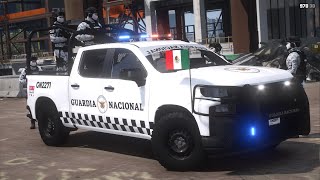 GTA 5 POLICIA  NUEVA GUARDIA NACIONAL  TheAxelGamer [upl. by Lucie]