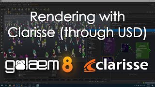 Rendering With Clarisse through USD [upl. by Anastatius647]