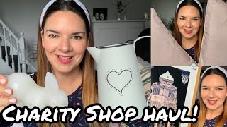 Charity Shop Haul  Charity Shop Homeware Haul Thrift Haul  Home Decor Haul  Kate McCabe [upl. by Joy]