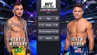 RENATO MOICANO VS DREW DOBER FIGHT UFC VEGAS 85 [upl. by Aicarg175]