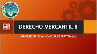 Clase 03 Virtual 20240129 Derecho Mercantil II [upl. by Deacon]