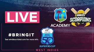 🔴 LIVE West Indies Academy v Jamaica  CG United Super50 2023 [upl. by Midas]