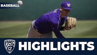 Washington vs No 8 UCLA  Baseball Highlights  Game 3  2023 Season [upl. by Yoong]