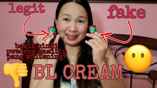 BL CREAM  NOT SAFE FOR WHITENING  NOT FOR BABY [upl. by Ajroj]