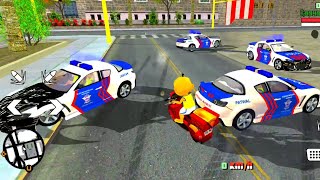 Motor pizza Upin di hadang polisi 🤣 Oyanio Tv [upl. by Aytac]