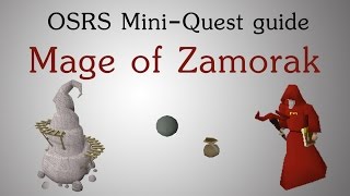 OSRS Mage of Zamorak miniquest unlock abyss [upl. by Salkcin84]