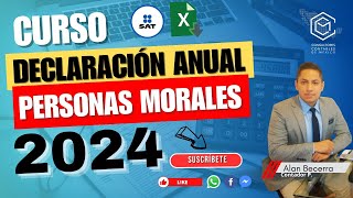 DECLARACION ANUAL PERSONAS MORALES 2024 [upl. by Atena]