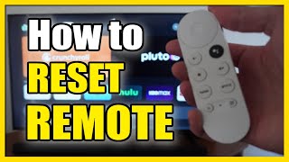 How to RESET Chromecast Voice Remote Fast Method [upl. by Grindlay]