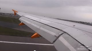 Easyjet A319 ABORTED landing amp go around at London Stansted Airport STNEGSS 31314 1080p HD [upl. by Erastes]