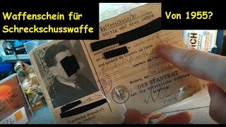 Gab es den kleinen Waffenschein schon in den 50er Jahren Für Schreckschusswaffen [upl. by Cutlor302]