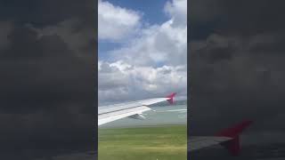 AirAsia A320 Landing at Bali I Gusti Ngurah Rai International Airport travel travelvlog aviation [upl. by Rifkin]