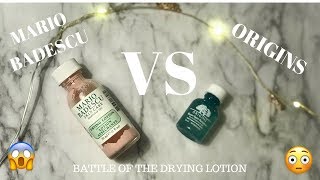 WHICH ONE IS WORTH YOUR MONEY  MARIO BADESCU VS ORIGINS  ACNE SPOT REMOVER [upl. by Agustin390]