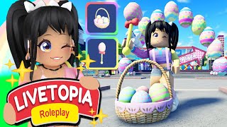 2 EASTER COLLECTABLES EVENT UPDATE in LIVETOPIA Roleplay roblox [upl. by Island]