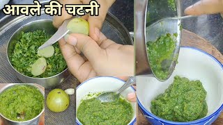 कच्चे आंवले की चटनी कैसे बनाये  how to make aamla chatni  chatni recipe  kachhe aamle ka chatni [upl. by Notsruht]