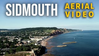 Stunning Aerial Video of Sidmouth England  Best Devon Holidays [upl. by Hbaruas]