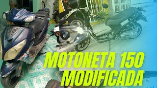 Así Se Modificó Motoneta 150 🛵 [upl. by Kath]