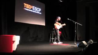 quotLuciequot and quotHoly Shitquot on the guitar RIMED at TEDxESCP [upl. by Eanerb283]