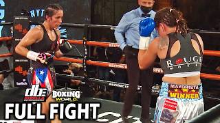 AMANDA SERRANO vs DANIELA BERMUDEZ  RAW FULL HD FIGHT  BOXING WORLD [upl. by Eelrefinnej]