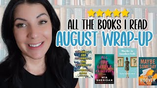 August Book Update  All The Books I Read This Month  Two ⭐⭐⭐⭐⭐ Reads [upl. by Bobbie]