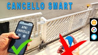 Automazione smart  relè wifi a contatto pulito per apertura cancello [upl. by Moguel377]