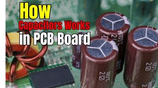 How capacitors works in PCB board learning electronics video [upl. by Ag580]