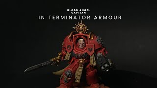 Painting the Captain in Terminator armour from the leviathan boxset as a Blood angel [upl. by Nutter765]