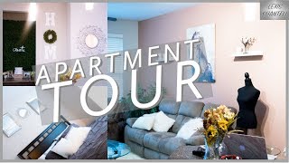 APARTMENT TOUR 2020  ONE BEDROOM APARTMENT DECORATING  CUTE amp COZY [upl. by Argyres]