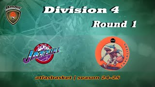 Atlasbasket  Div 4Round 1  UTAH JATZIKI vs CAVLALIERS [upl. by Thirion]