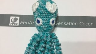 Tuto Pieuvres prématurés Petite Pieuvre Sensation Cocon au crochet spécial gaucher [upl. by Airrej67]