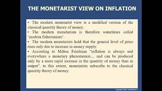 Monetarist view of Inflation [upl. by Mialliw]