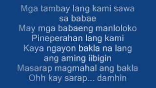 Nagmahal ako ng bakla w Lyrics  Dagtang lason [upl. by Odnomyar]