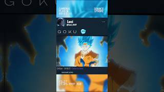 G O K U 😯  4k EDIT  shorts anime dragonball GOKU [upl. by Nehemiah253]