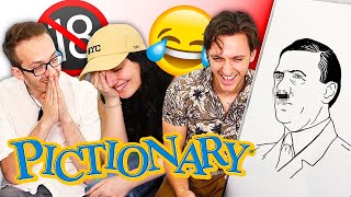 PICTIONARY ma i disegni NON sono Family Friendly con leo e bertra  amiketty [upl. by Llirred]