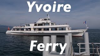 Day Trip ferry ride from Lausanne to Yvoire on ferry MS HenryGuisan [upl. by Jaquelin]