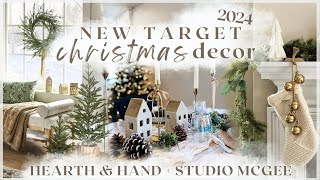 NEW CHRISTMAS DECOR AT TARGET hearth amp hand  studio mcgee christmas 2024 shop with me [upl. by Durtschi]