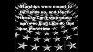 Starships clean lyrics [upl. by Semmes]