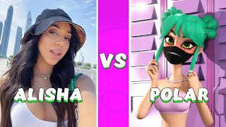 POLAR vs ALISHA KONE TikTok Dance Challenges in slow motion tiktok alishakone trends xoteam [upl. by Etak]