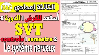 série dexerces système nerveux  cours SVT 3AC [upl. by Shabbir]