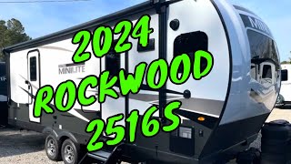 NEW 2024 FOREST RIVER ROCKWOOD MINI LITE 2516S TRAVEL TRAILER Dodd RV Front Kitchen Walkthrough [upl. by Jacenta275]