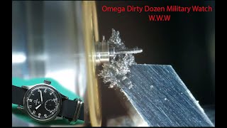 Omega 30T2 Repair  Custom made Hairspring and Fourth wheel [upl. by Tavey]