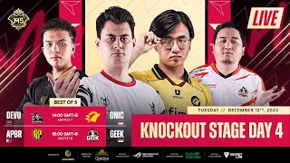 LIVE  DAY 4  M5 World Championship Knockout Stage  ENG [upl. by Yauqaj457]