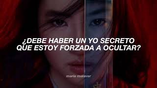 Reflection  Christina Aguilera  Mulan 2020  Letra en Español [upl. by Vigor]