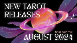 Tarot amp Oracle New Releases August 2024 New Decks Campaigns Books amp Events  Shop with Me [upl. by Edyaj]