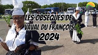 Les Avis dobsèques de Vaval du François 2024 [upl. by Tarrah]